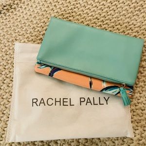 **Authentic** Brand New Rachel Polly Vegan Leather Reversible Clutch